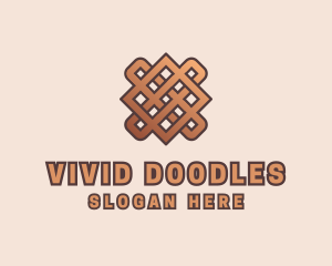 Woven Handicraft Pattern logo design