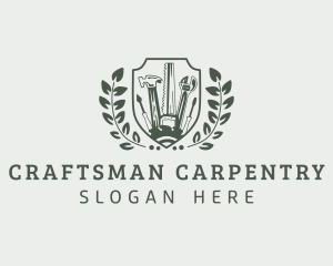 Hipster Carpentry Repair logo design