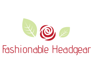 Red Rose Flower logo design