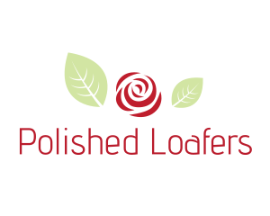 Red Rose Flower logo design