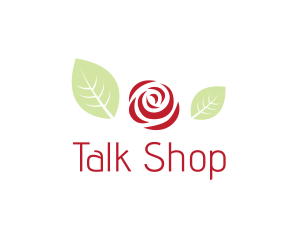 Red Rose Flower logo design