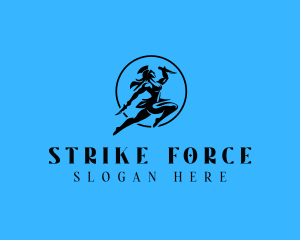 Spartan Woman Fighter logo