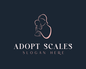 Infant Adoption Parenting logo design