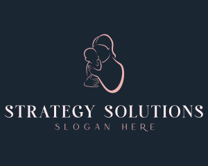 Infant Adoption Parenting logo design