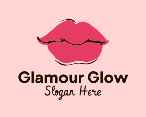 Pink Lips Makeup logo