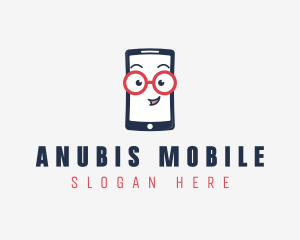 Nerd Phone Gadget logo design