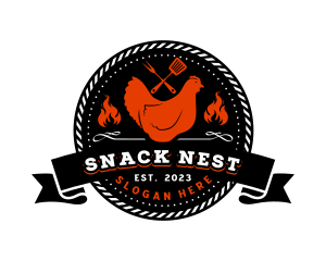 Roasted Chicken Grill logo design