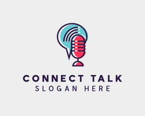 Podcast Talk Radio logo design