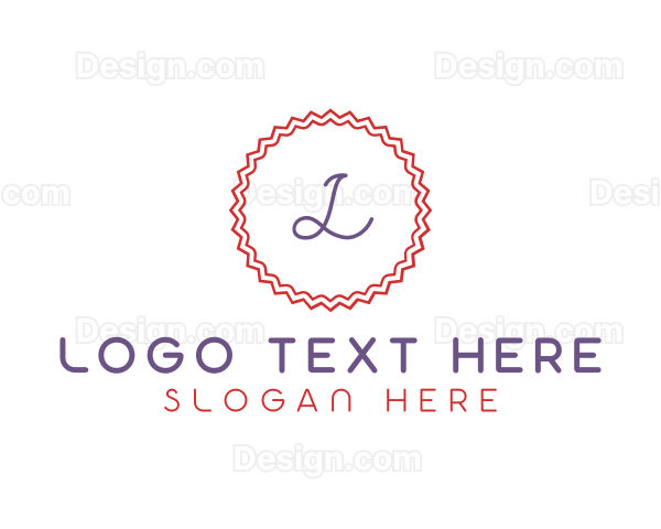 Cute Confectionery Stamp Logo