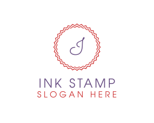 Cute Confectionery Stamp logo