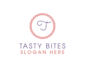 Cute Confectionery Stamp logo