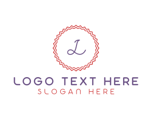 Cute Confectionery Stamp Logo