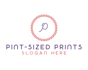 Cute Confectionery Stamp logo