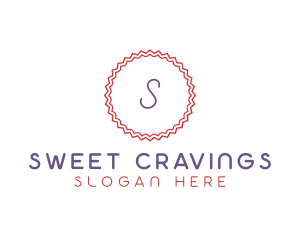 Cute Confectionery Stamp logo design