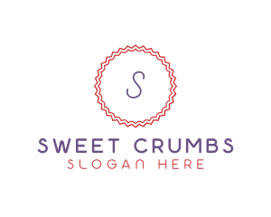 Cute Confectionery Stamp logo design