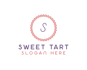 Cute Confectionery Stamp logo design