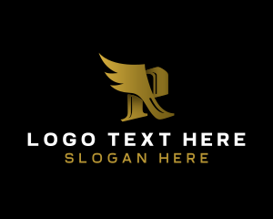 Premium Luxury Wing  Logo