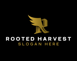 Premium Luxury Wing  logo design