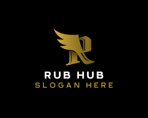 Premium Luxury Wing  logo design