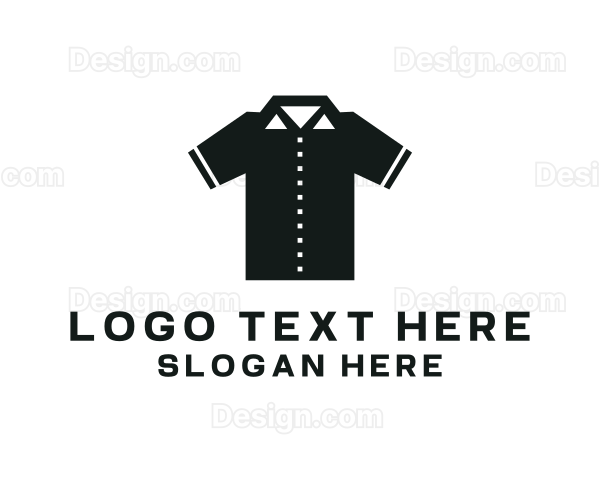 Geometric Polo Shirt Logo