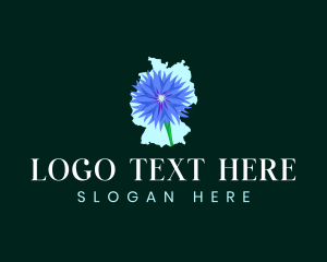 Germany Botanical Flower logo