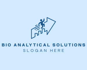 Analytics Chart Financing logo design