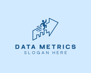 Analytics Chart Financing logo design