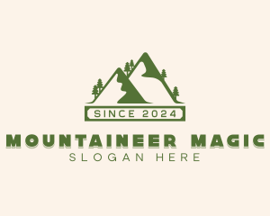 Mountain Forest Trekking  logo design