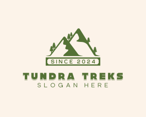 Mountain Forest Trekking  logo design