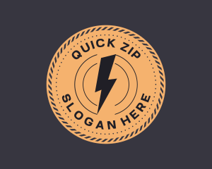 Electrical Thunder Bolt logo design