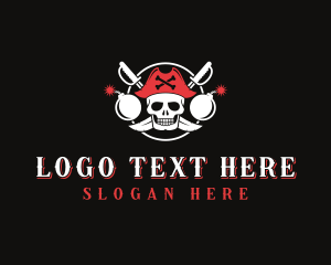 Pirate Skull Explosives logo