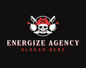 Pirate Skull Explosives logo