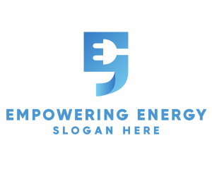 Electric Quote Plug logo design