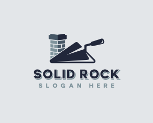 Builder Mason Trowel logo design