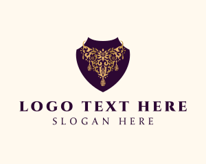Luxury - Luxury Necklace Jewelry logo design