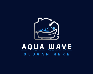 Water Pipe House Shower logo design