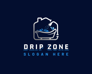 Water Pipe House Shower logo design