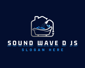 Water Pipe House Shower logo design