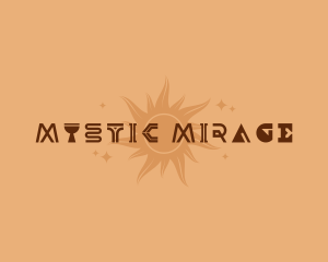 Mystical Antique Sun logo design