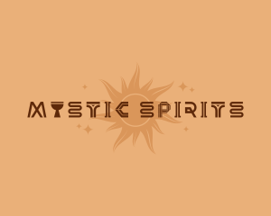 Mystical Antique Sun logo design