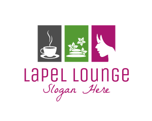 Wellness Spa Lounge logo design
