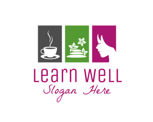 Wellness Spa Lounge logo design