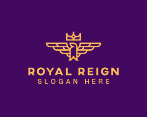 Regal Crown Eagle logo design