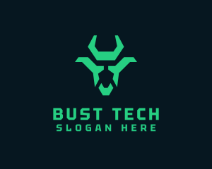Geometric Cyber Goat logo