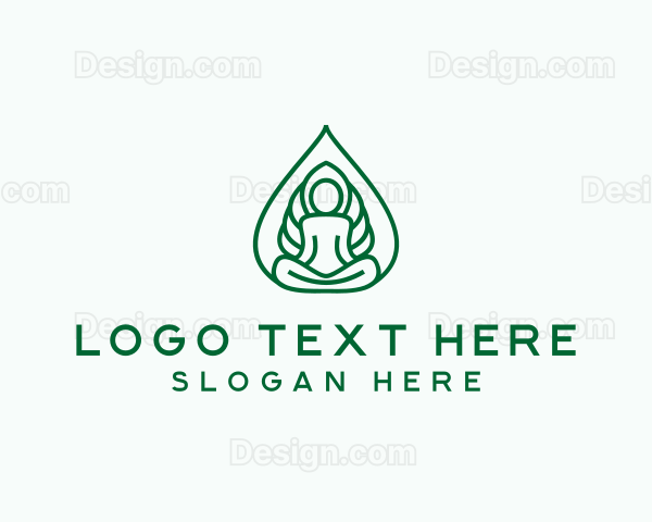 Yoga Meditation Holistic Logo