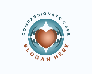 Heart Care Support logo design