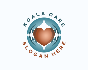 Heart Care Support logo design