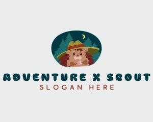 Porcupine Scout Ranger logo design