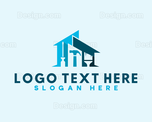 House Builder Repair Logo