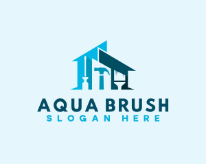 House Builder Repair logo design